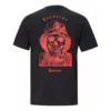 Tricou cu imprimeu craniu Mărimi asiatice „Negru”