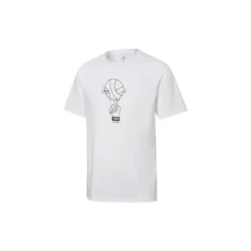 Tricou cu imprimeu de baschet „Alb”