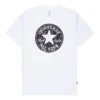 Tricou cu imprimeu grafic Chuck Taylor Patch Splatter Paint, mărimi asiatice „Alb”