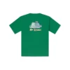 Tricou cu imprimeu grafic de vară pentru exterior, mărimi asiatice „Verde”