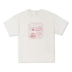 Tricou cu imprimeu grafic, mărime asiatică „Alb” Tricou cu imprimeu grafic, mărime asiatică „Alb”