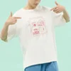 Tricou cu imprimeu grafic, mărime asiatică „Alb”