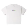 Tricou cu imprimeu „Grow Together” cu talie înaltă, mărimi asiatice „Egret”
