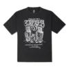 Tricou cu imprimeu Nonstop Joy, mărimi asiatice „Negru”