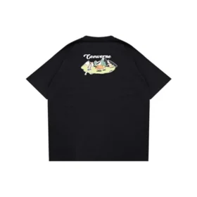 Tricou cu imprimeu Outdoor, mărimi asiatice „Black”