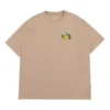 Tricou cu imprimeu pentru exterior, mărimi asiatice „Oat Milk”