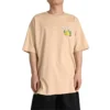 Tricou cu imprimeu pentru exterior, mărimi asiatice „Oat Milk”
