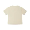 Tricou cu logo decupat și cusături contrastante, mărimi asiatice „Beige”