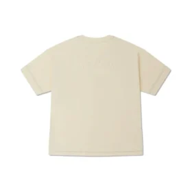 Tricou cu logo decupat și cusături contrastante, mărimi asiatice „Beige”