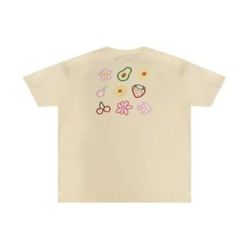Tricou cu logo fruct Mărimi asiatice „Beige”