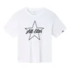 Tricou cu logo imprimat, mărimi asiatice „White Black”