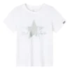 Tricou cu logo imprimat, mărimi asiatice „White Silver”