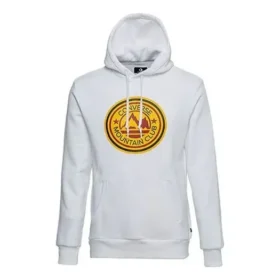 Tricou cu logo mare pe piept, alb