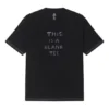 Tricou cu logo, mărimi asiatice „Black”