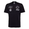 Tricou cu logo multiplu, mărimi asiatice „Negru”