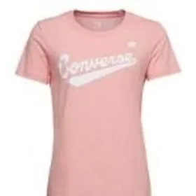 Tricou cu logo în față, mărimi asiatice „Roz Alb”