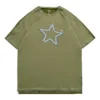 Tricou cu logo One Star, mărimi asiatice „Verde măslin”