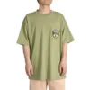 Tricou cu logo pe buzunar, mărimi asiatice „Army Green”