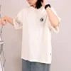 Tricou cu logo skateboard Mărimi asiatice „Alb”