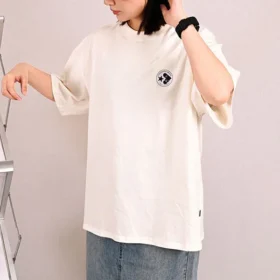 Tricou cu logo skateboard Mărimi asiatice „Alb”