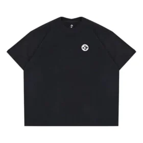 Tricou cu logo skateboard, mărimi asiatice „Negru”
