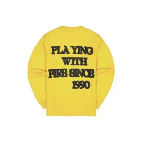 Tricou cu mânecă lungă Converse x Asap Nast, mărimi asiatice „Galben”