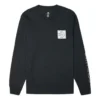 Tricou cu mânecă lungă Distorted Court Mărimi asiatice „Negru”