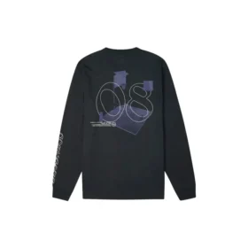 Tricou cu mânecă lungă Distorted Court Mărimi asiatice „Negru”