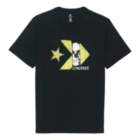 Tricou cu mânecă scurtă Chuck Taylor Skull Logo, mărimi asiatice „Negru” Tricou cu mânecă scurtă Chuck Taylor Skull Logo, mărimi asiatice „Negru”