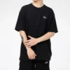 Tricou cu mânecă scurtă Converse Classic Chuck pentru bărbați, negru