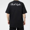 Tricou cu mânecă scurtă Converse Classic Chuck pentru bărbați, negru
