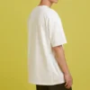Tricou cu mânecă scurtă Converse Flame Series pentru bărbați, alb