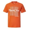 Tricou cu mânecă scurtă Converse Renew pentru bărbați, cu imprimeu alfabet, portocaliu