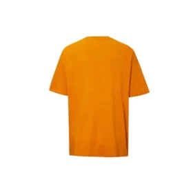 Tricou cu mânecă scurtă Converse Renew pentru bărbați, culoare solidă, croi larg, cu buzunar, galben