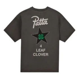 Tricou cu mânecă scurtă Converse x Patta Four-Leaf Clover, mărimi asiatice „Negru”