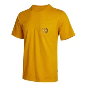 Tricou cu mânecă scurtă și buzunar cu imprimeu Sushi, mărimi asiatice „Yellow”