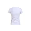 Tricou cu mânecă scurtă și imprimeu floral, alb