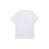 Tricou cu mânecă scurtă și slogan Logo pentru bărbați, alb