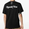 Tricou cu mânecă scurtă, imprimeu cu litere, negru