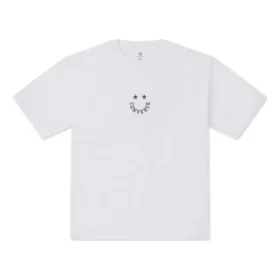 Tricou cu mânecă scurtă Smiley, mărimi asiatice „Alb”