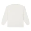 Tricou cu mâneci lungi și logo brodat Gold Standard, mărimi asiatice „White”