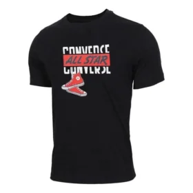 Tricou cu mâneci scurte Dangling Chuck, mărimi asiatice „Black”