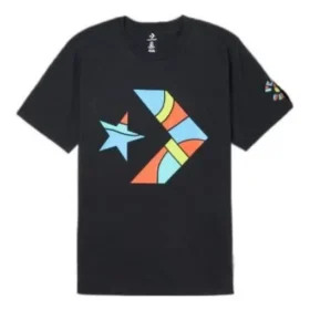 Tricou cu mâneci scurte Peace and Unity Mărimi asiatice „Negru”