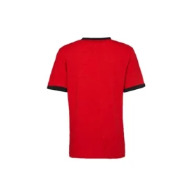 Tricou cu mâneci scurte Slub Ringer, mărimi asiatice „Roșu”