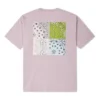 Tricou cu model Paisley, mărimi asiatice „Roz”