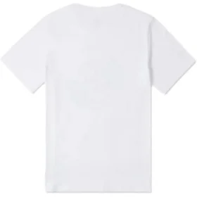 Tricou cu patch distorsionat, mărimi asiatice „Alb, portocaliu, verde-albastru”