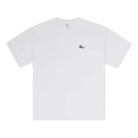 Tricou cu patch-uri de adidași, mărime asiatică „Alb”