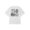 Tricou Daydreamer Mărimi asiatice „Alb”