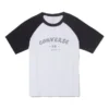 Tricou de baseball cu logo, mărimi asiatice „Alb Negru”