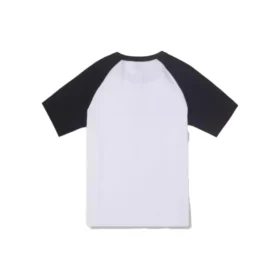 Tricou de baseball cu logo, mărimi asiatice „Alb Negru”